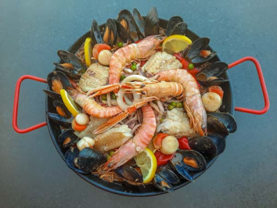 Fideuà : paella avec des pâtes